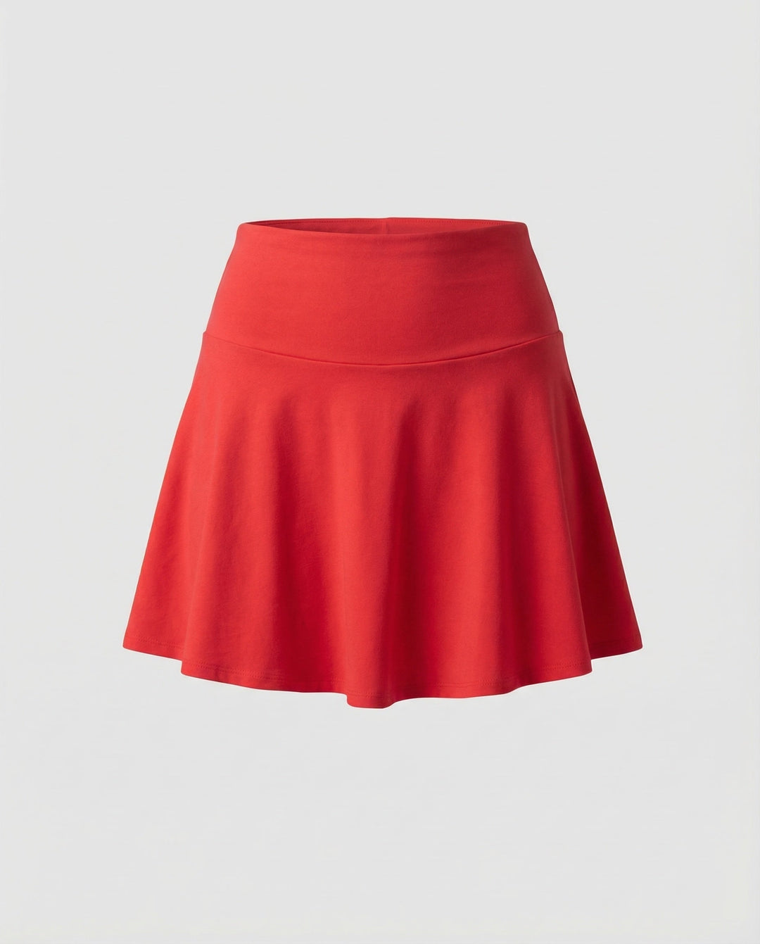 Women's high-waisted swim skort with side pocket