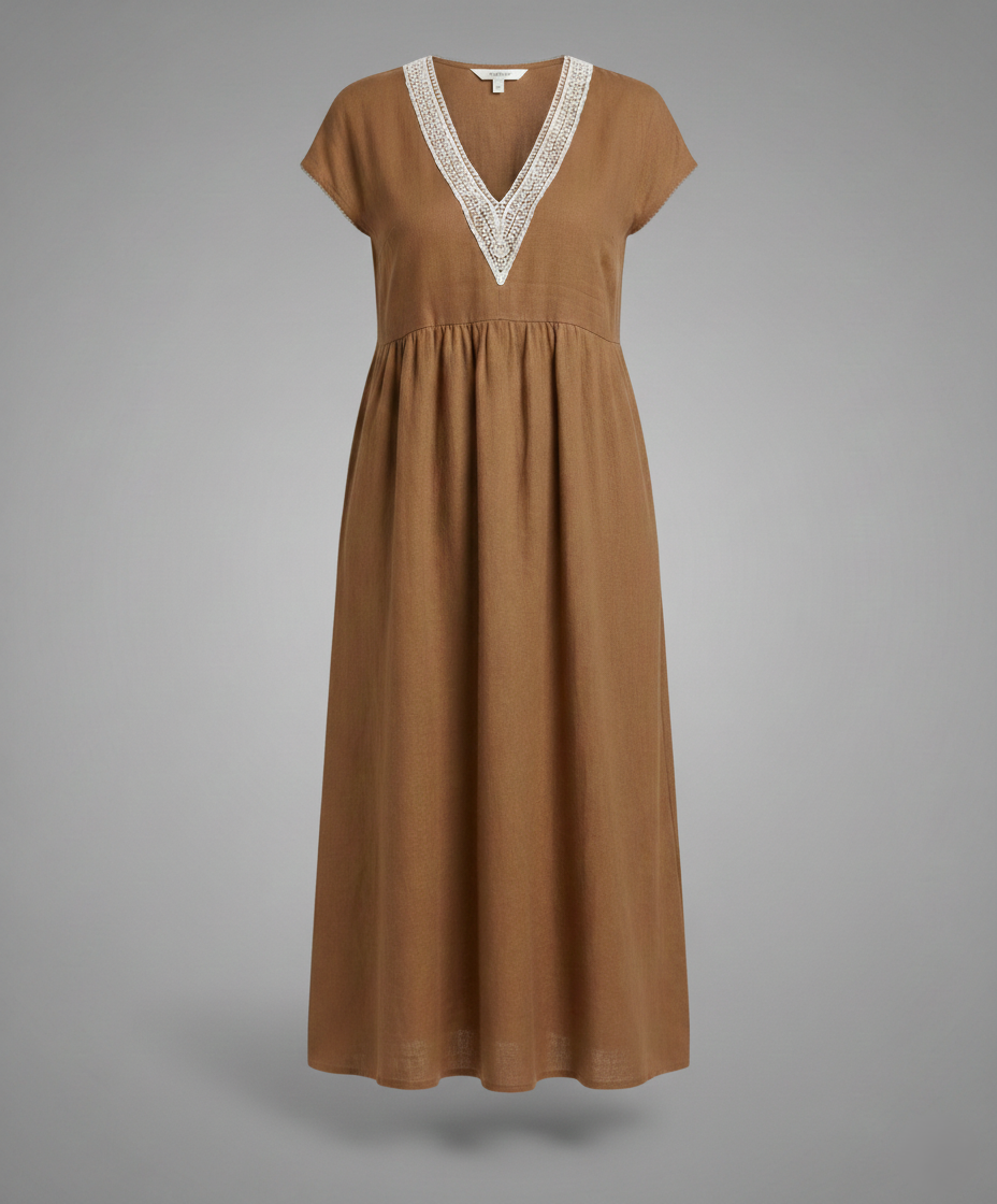 Women's Midi Dress Summer Lace
