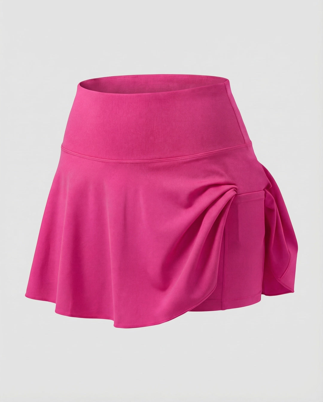 Women's high-waisted swim skort with side pocket