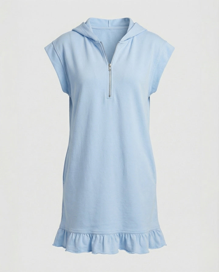 Women’s Shirt Dress Midi with Zipper
