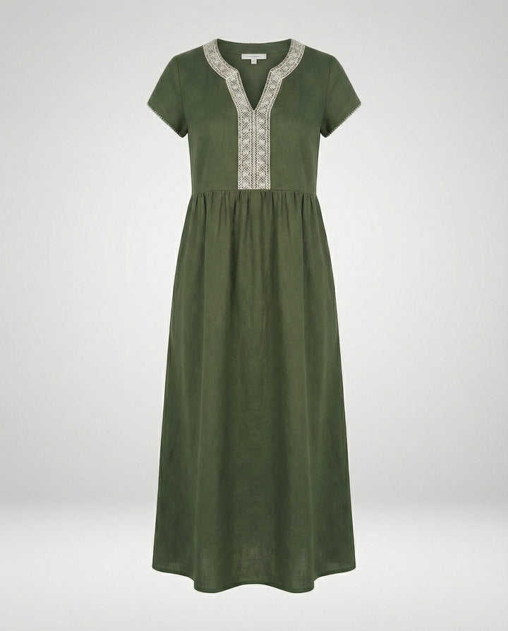 Women's Midi Dress Summer Lace
