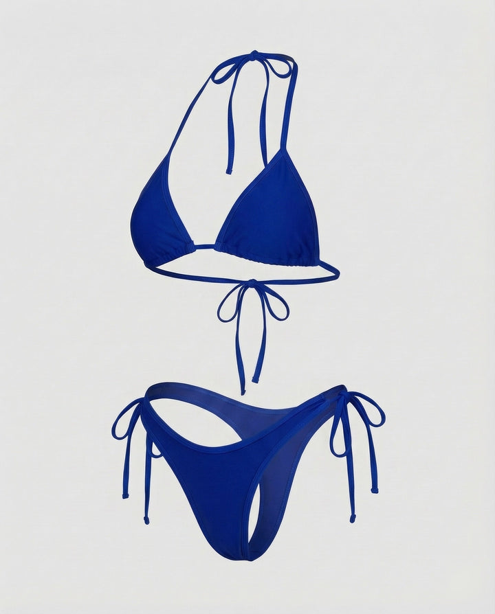 Ladies Triangle Bikini Contouring Seams