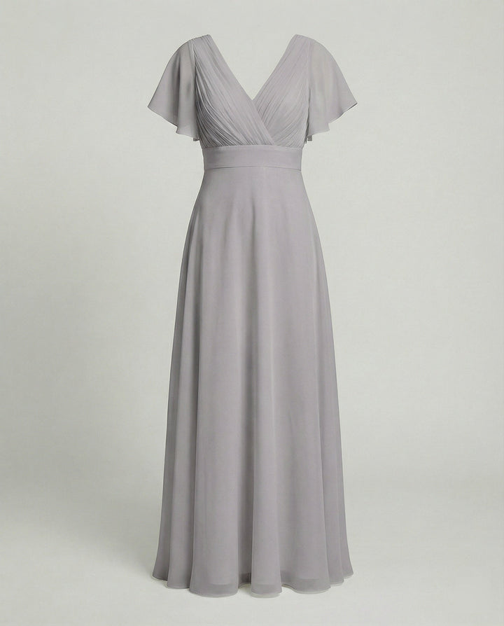 Ladies Max Dress Chiffon elegant pleated