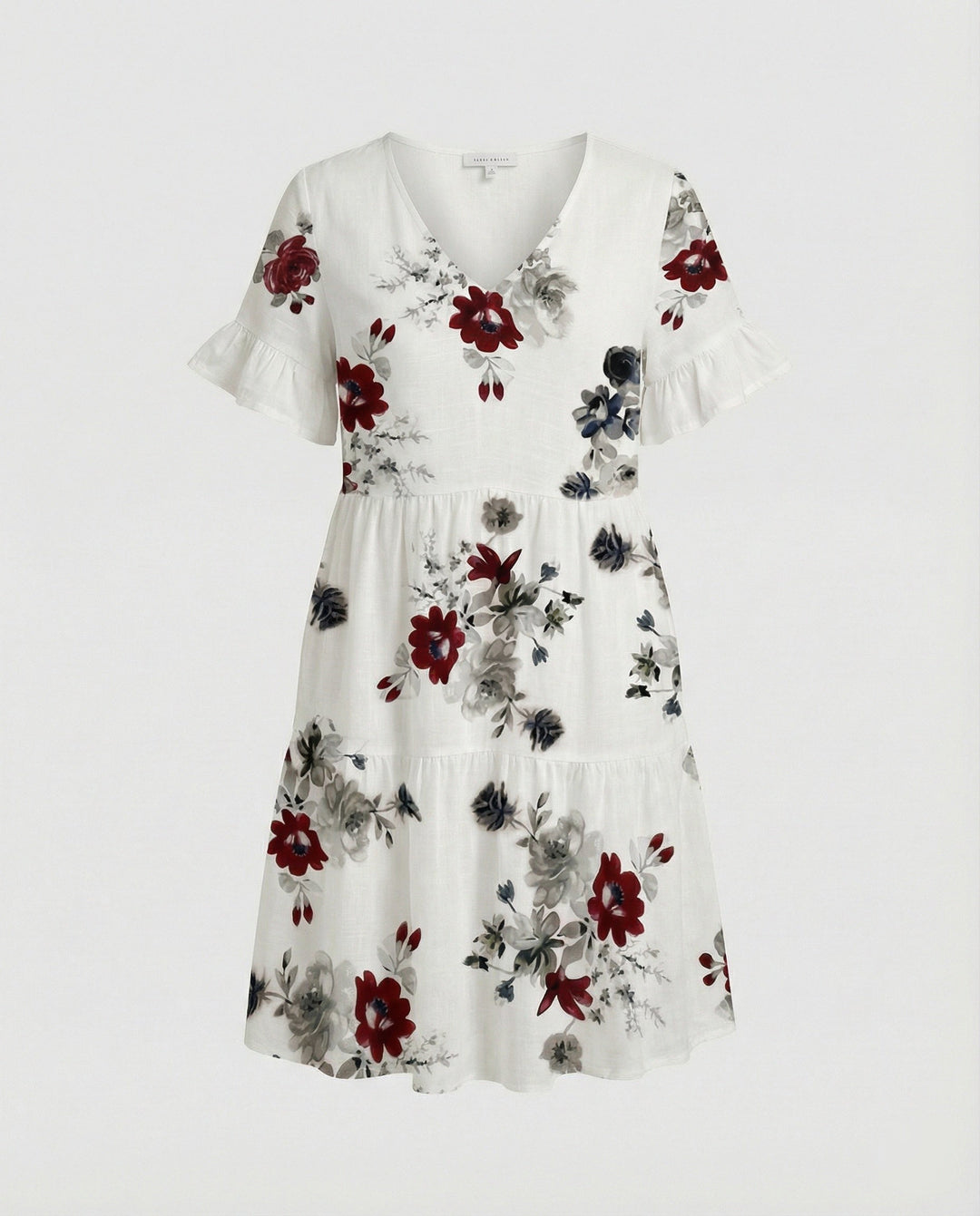 Women Summer Dress Midi Dress Ruffle
