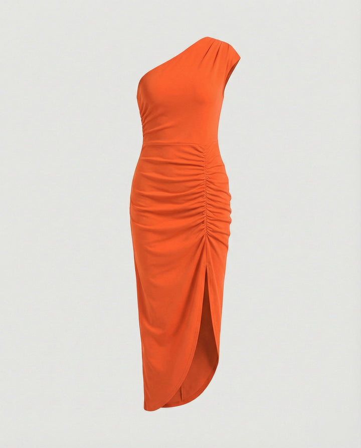 Ladies Maxidress One-Shoulder with Slit
