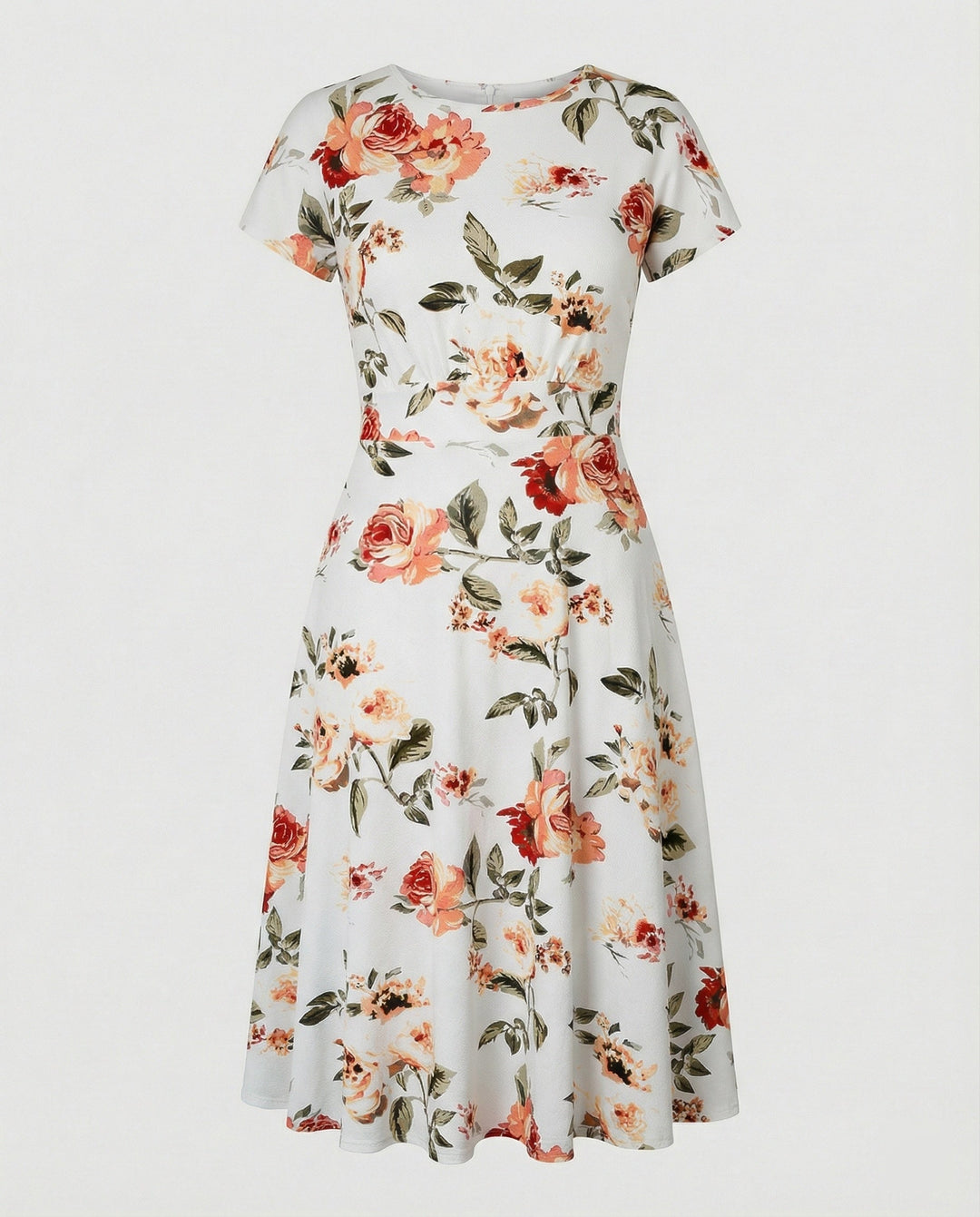 Women Flower Dress Midi Dress Floral