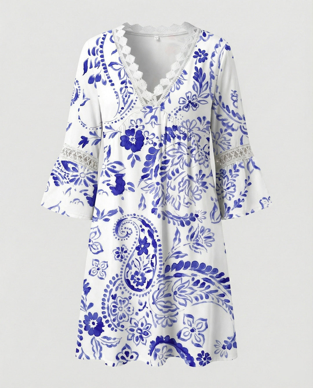 Ladies Mini Dress A-Line Floral