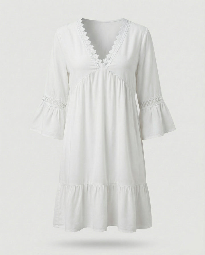 Ladies Mini Dress A-Line Floral