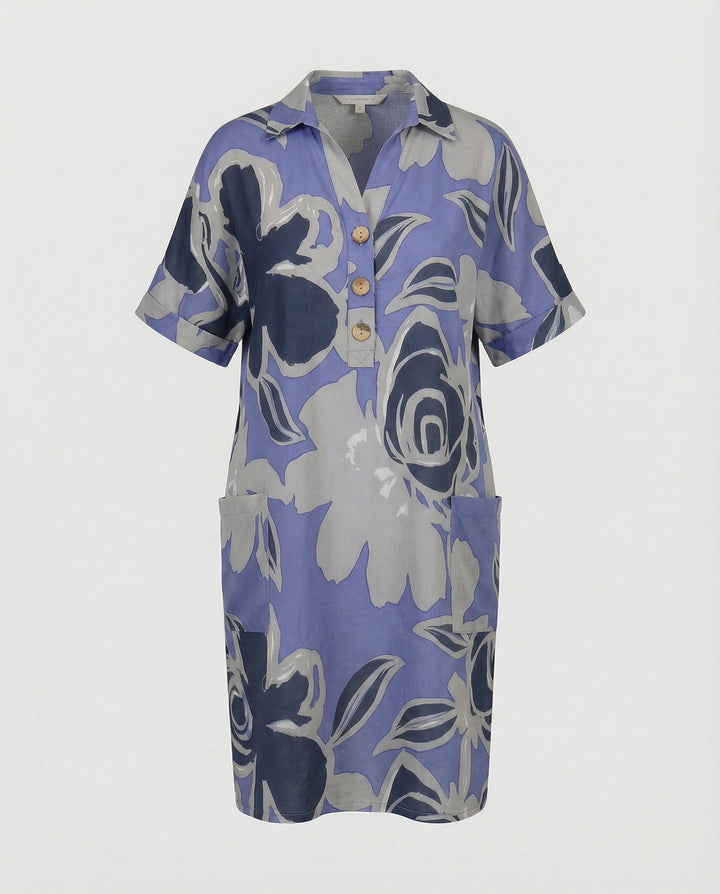 Women’s shirt dress A-line with pockets