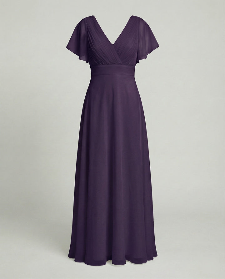 Ladies Max Dress Chiffon elegant pleated