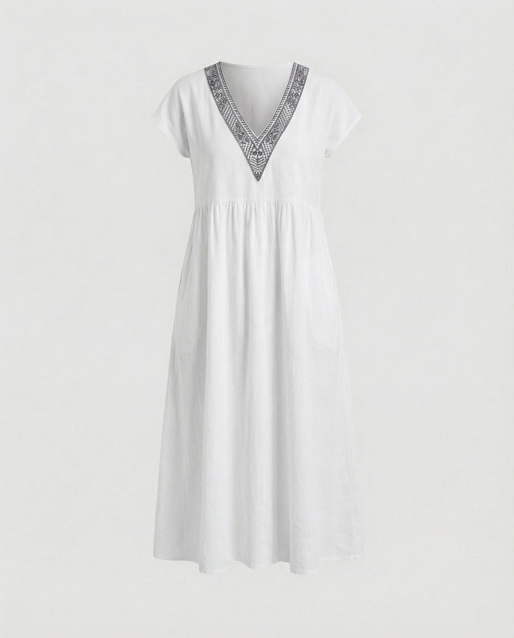 Women's Midi Dress Summer Lace