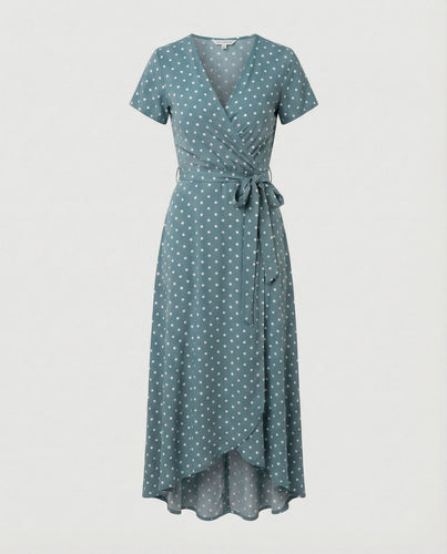 Women’s Wrap Maxi Dress with Slit