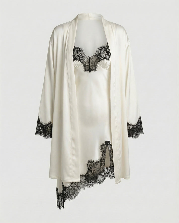 Women's Satin Set Lace