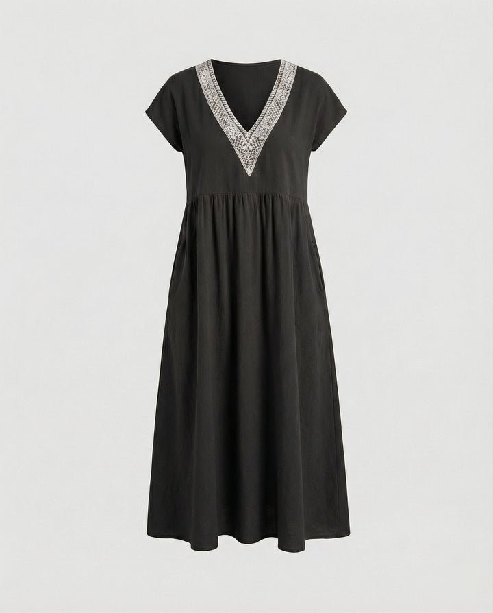 Women's Midi Dress Summer Lace