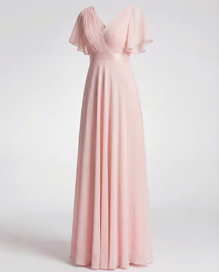 Ladies Max Dress Chiffon elegant pleated