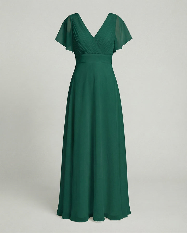 Ladies Max Dress Chiffon elegant pleated