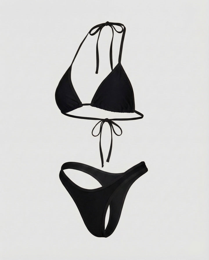 Ladies Triangle Bikini Contouring Seams