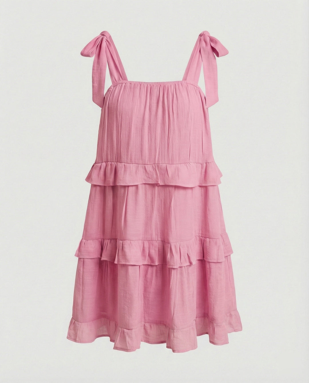 Leisure Dress Summer Women Tiered Dress