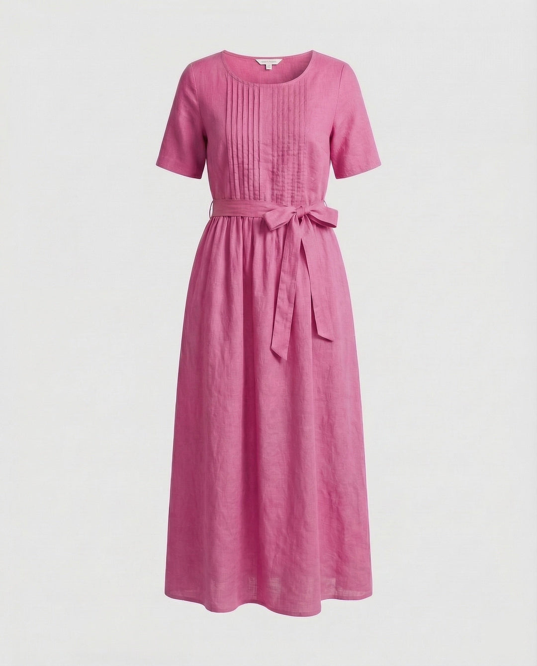 Women Linen Maxi Dress Belt