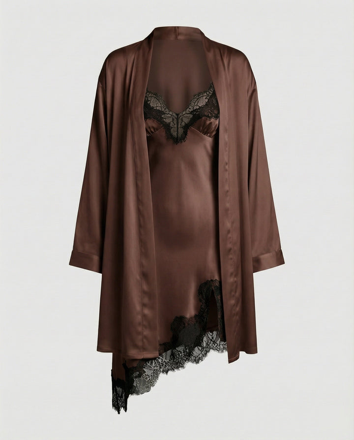 Women's Satin Set Lace