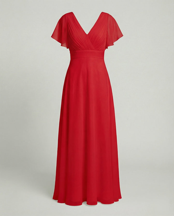 Ladies Max Dress Chiffon elegant pleated
