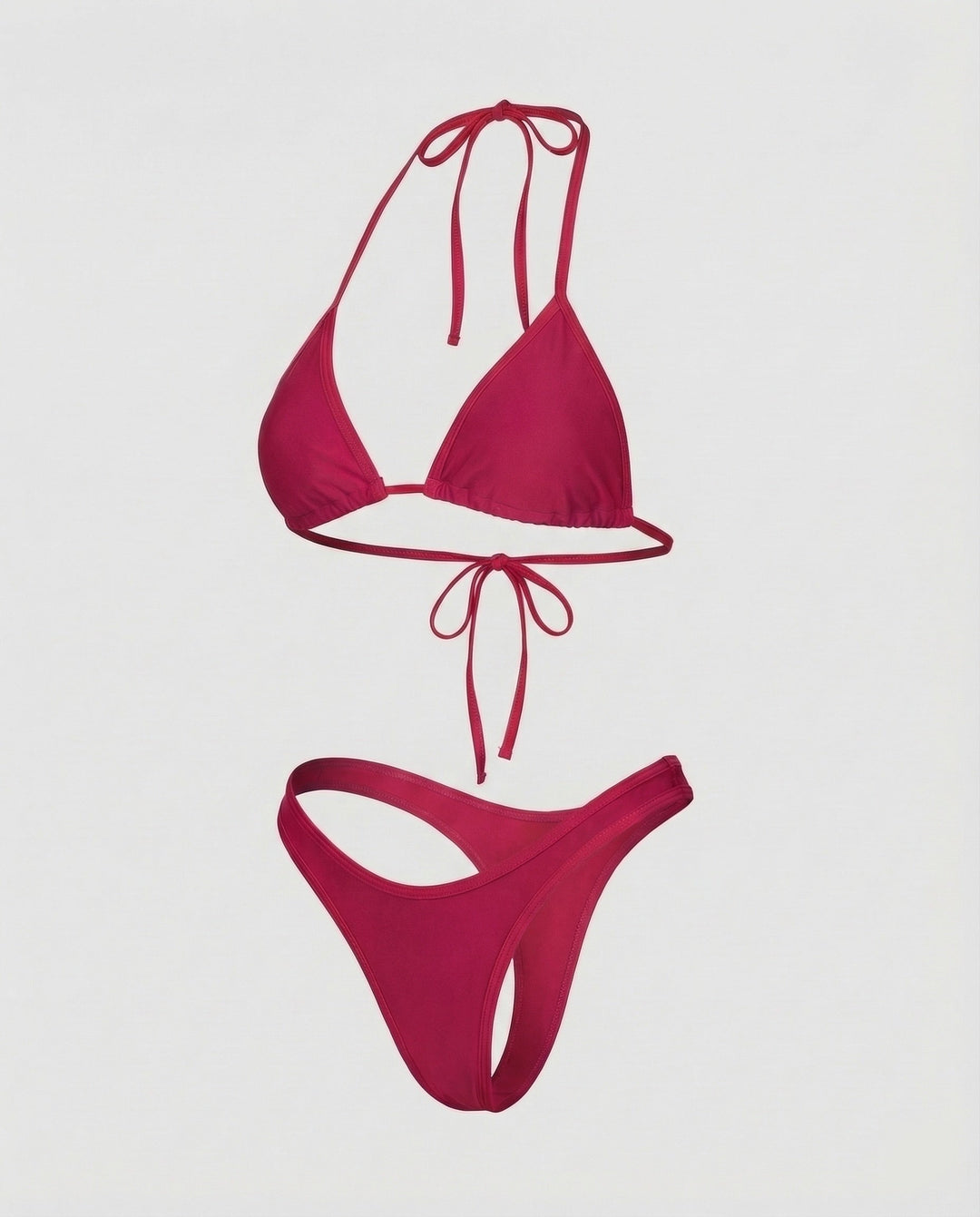 Women's Triangle Bikini Contouring Seams