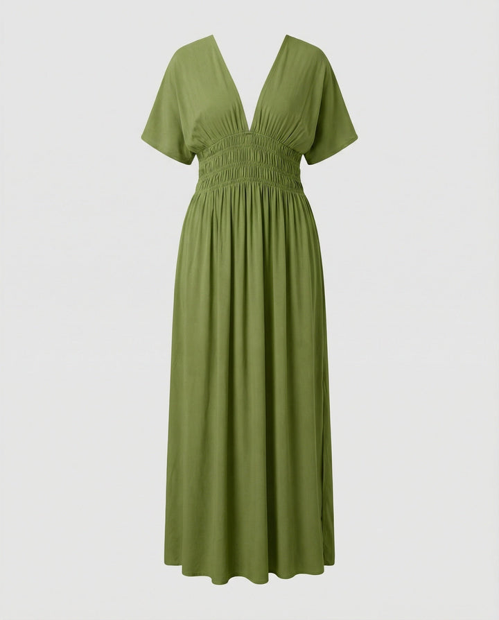 Women's Maxi Dress Summer V-Neck Slit