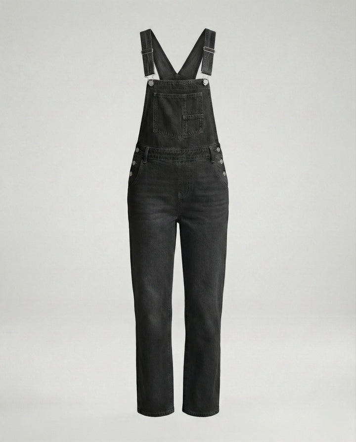 Ladies Overalls Jeans Flared
