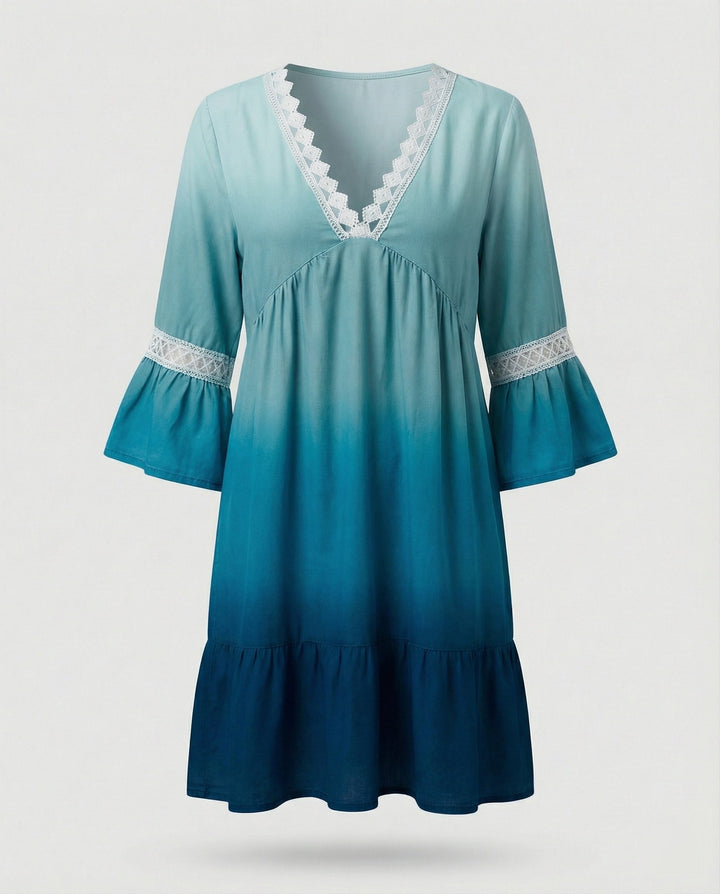 Ladies Mini Dress A-Line Floral