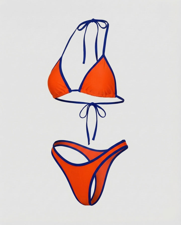 Women's Triangle Bikini Contouring Seams