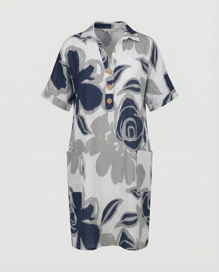Women’s shirt dress A-line with pockets
