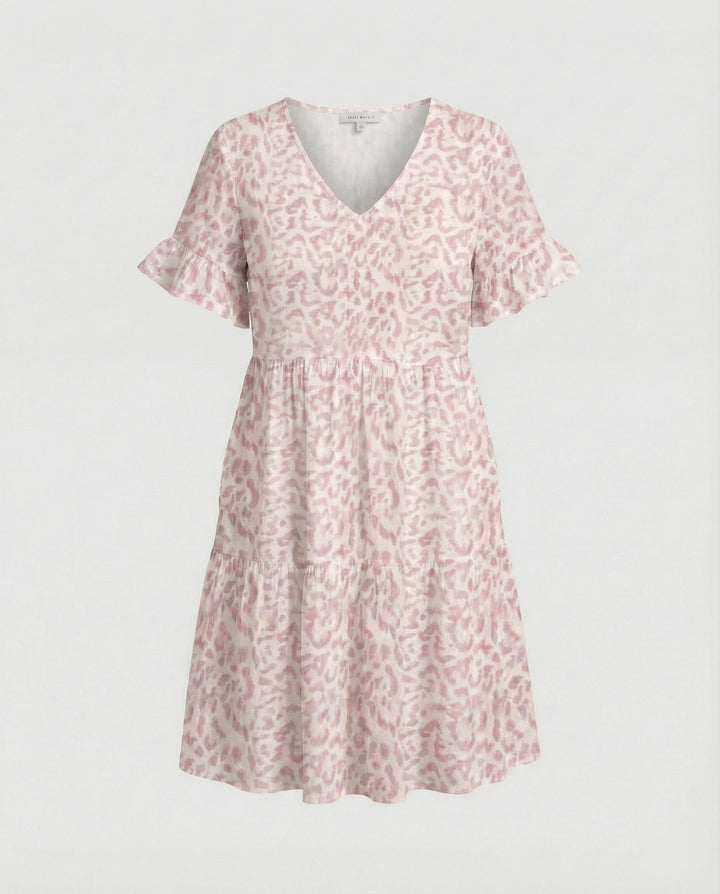 Women Summer Dress Midi Dress Ruffle