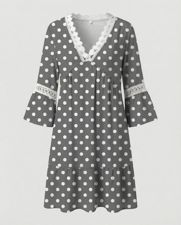Ladies Mini Dress A-Line Floral