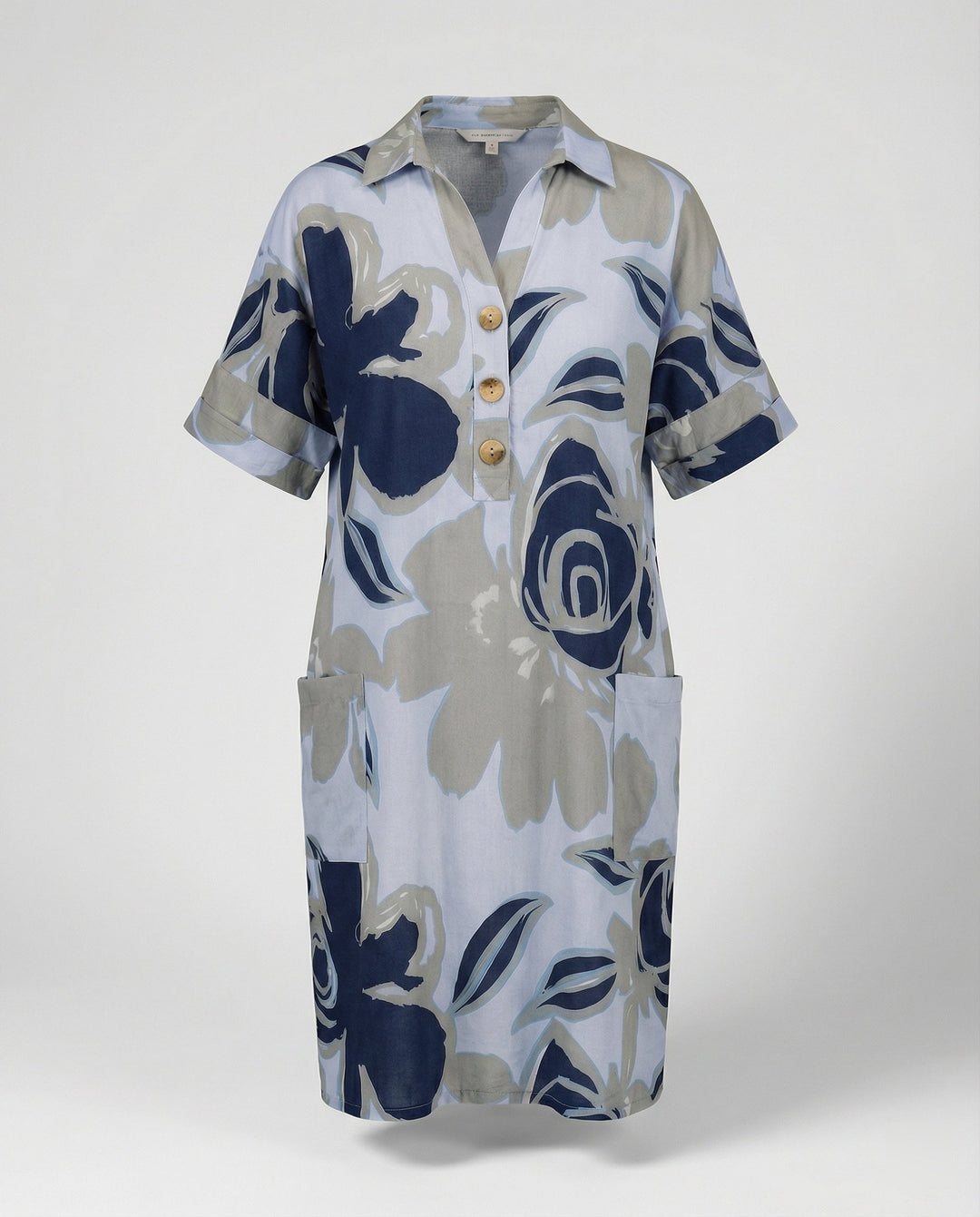 Women’s shirt dress A-line with pockets