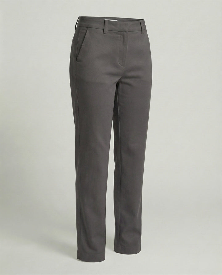 Women's High-Waisted Chino Pants Wide Leg