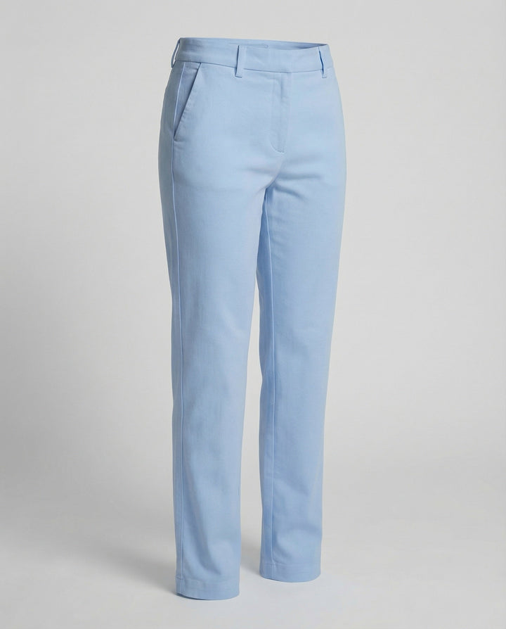 Women's High-Waisted Chino Pants Wide Leg