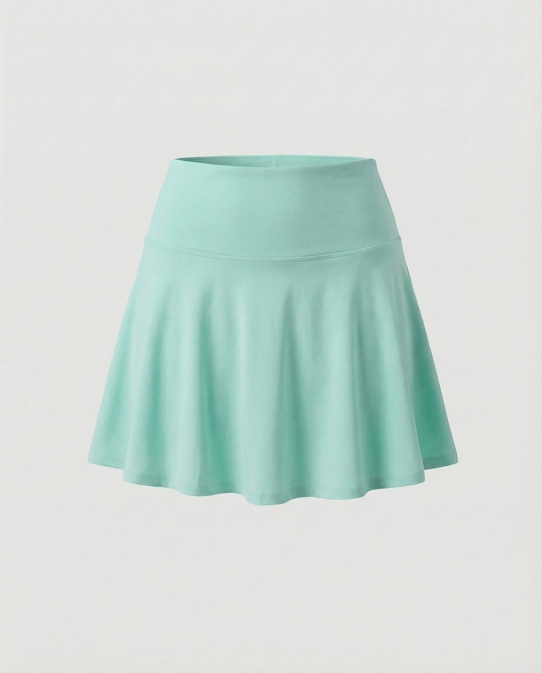 Women's high-waisted swim skort with side pocket