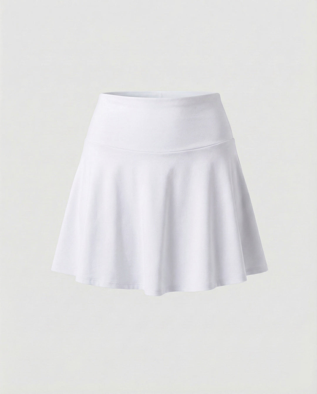 Women's high-waisted swim skort with side pocket