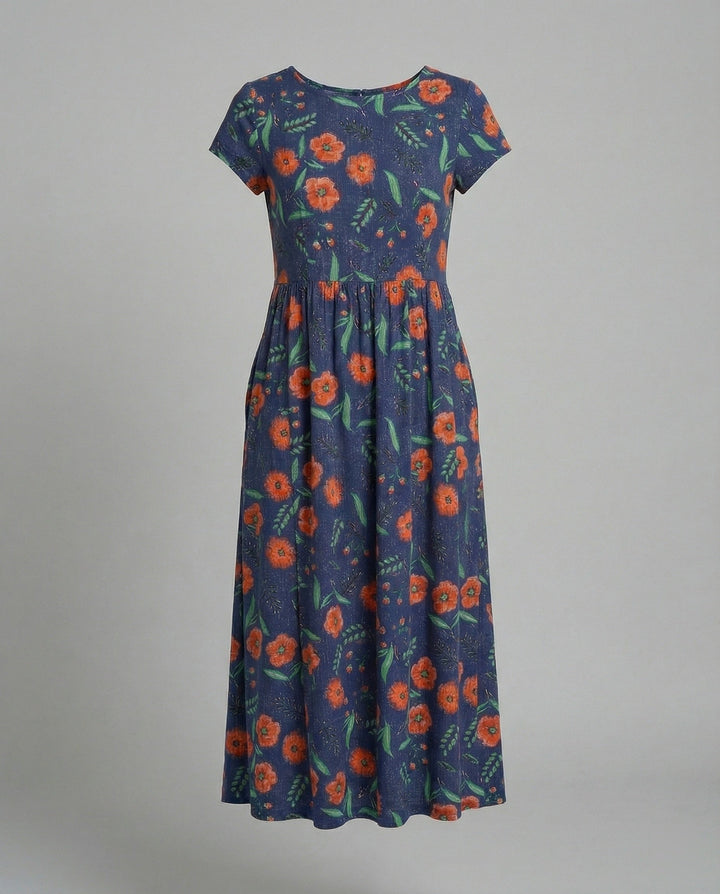 Women's Maxi Dress Patchwork A-Line