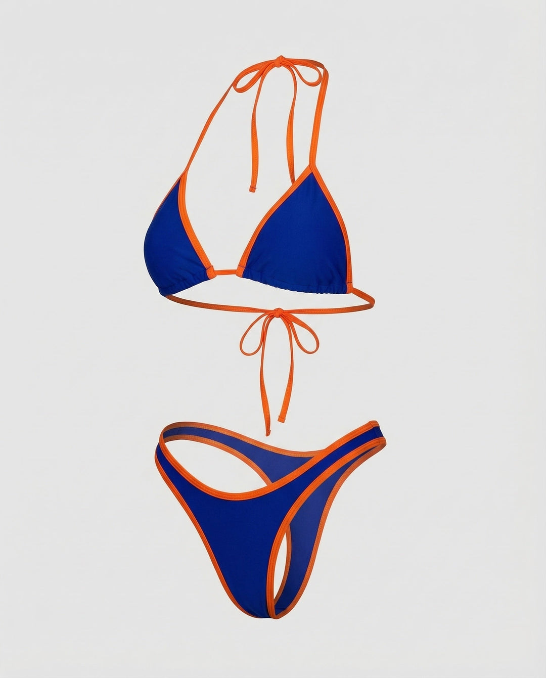 Ladies Triangle Bikini Contouring Seams