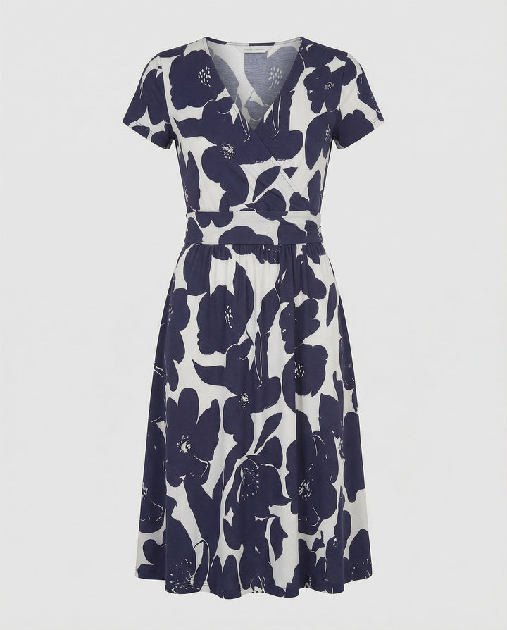 Women's Wrap Dress Jersey Casual Dress