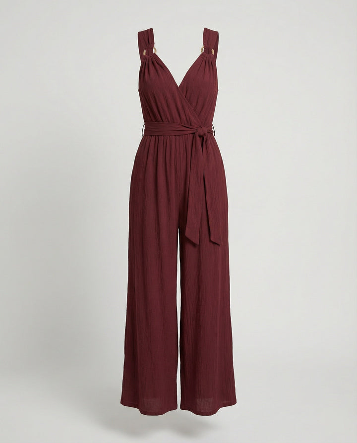 Women's overall elegant wide cut