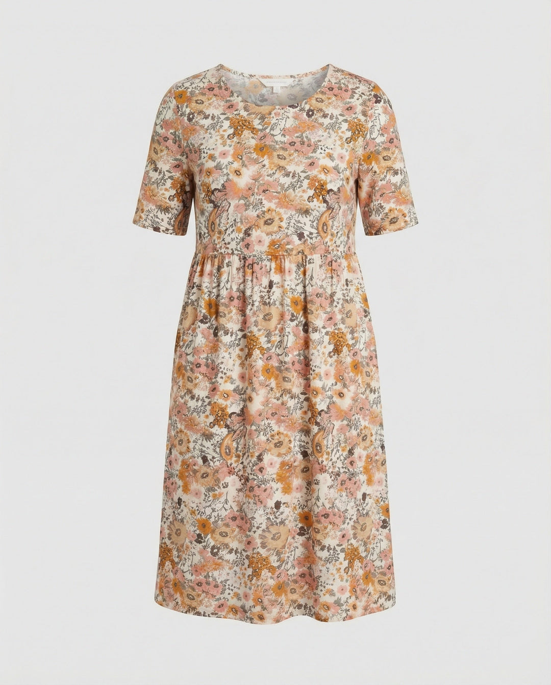 Women's Midi Dress Flared with Pockets