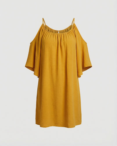 Women's summer dress off-shoulder airy