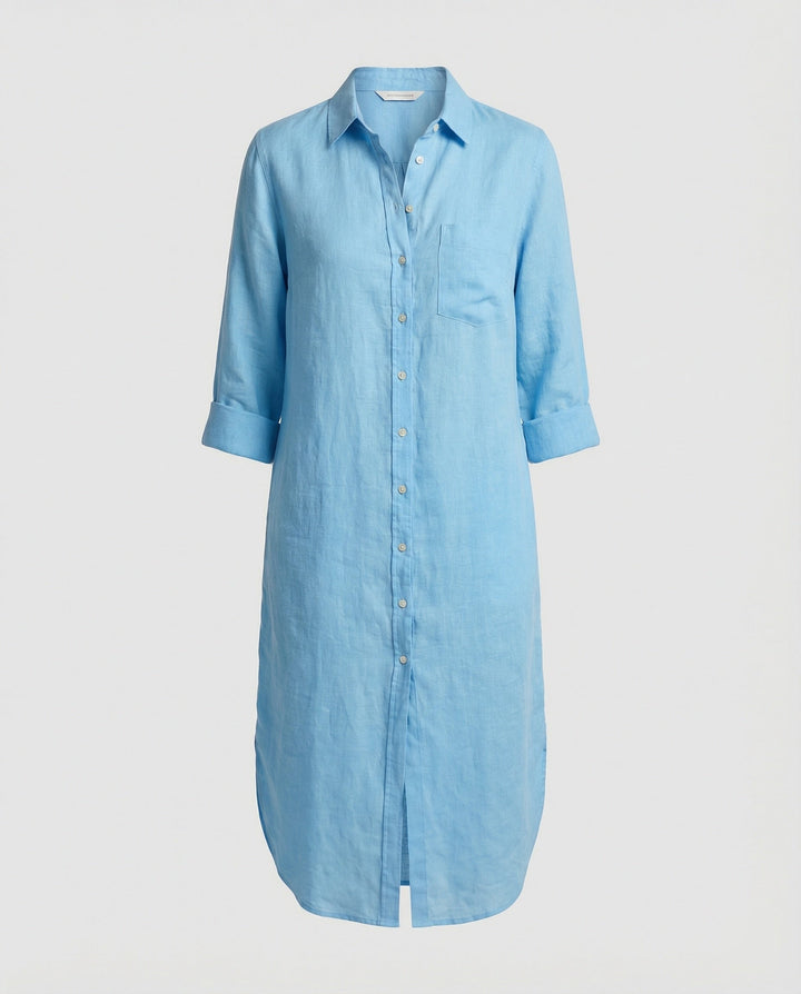 Women's Shirt Dress Oversized Midi