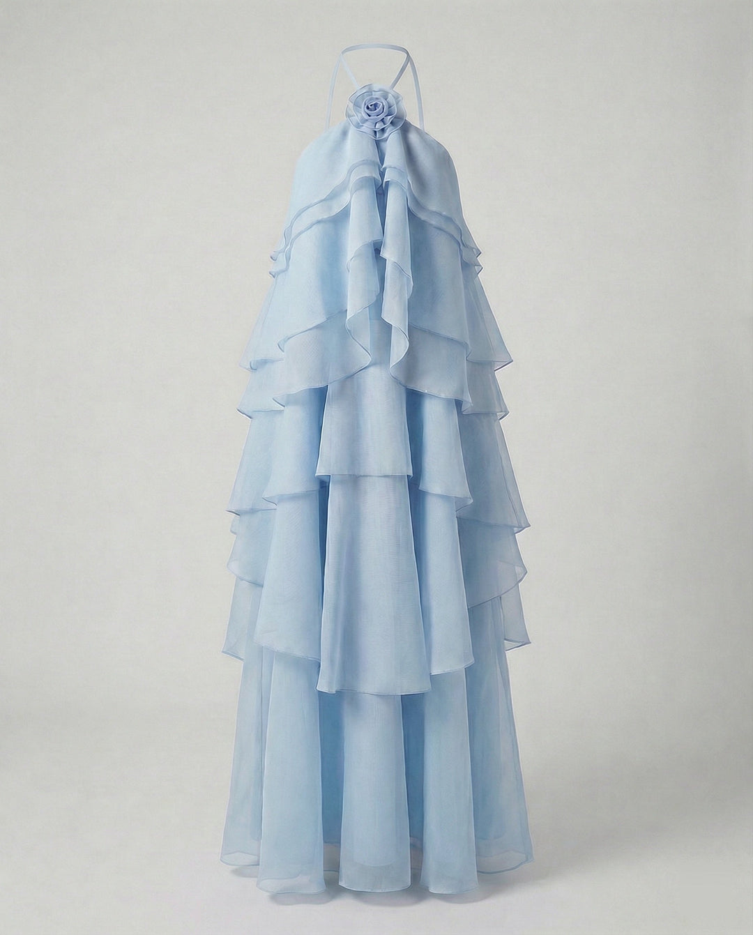 Women's summer dress short with ruffles