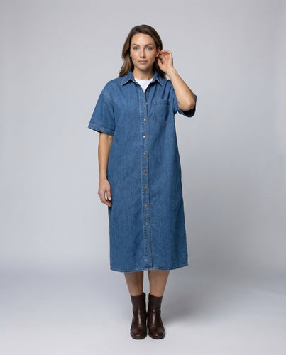 Women's Jeans Shirt Dress Oversize