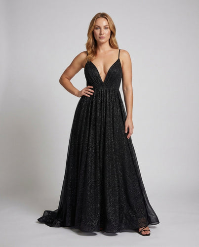 Women's Gala Maxi Dress Layered Pleated Skirt