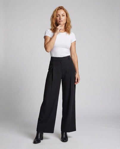 Women's Draped Palazzo Fabric Trousers Wrap Look