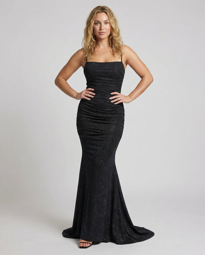 Women's Mermaid Evening Dress with Train